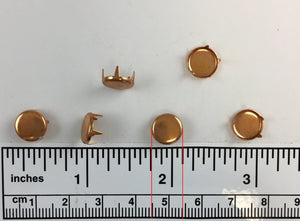 1000pcs Flat Brass Nailheads Round